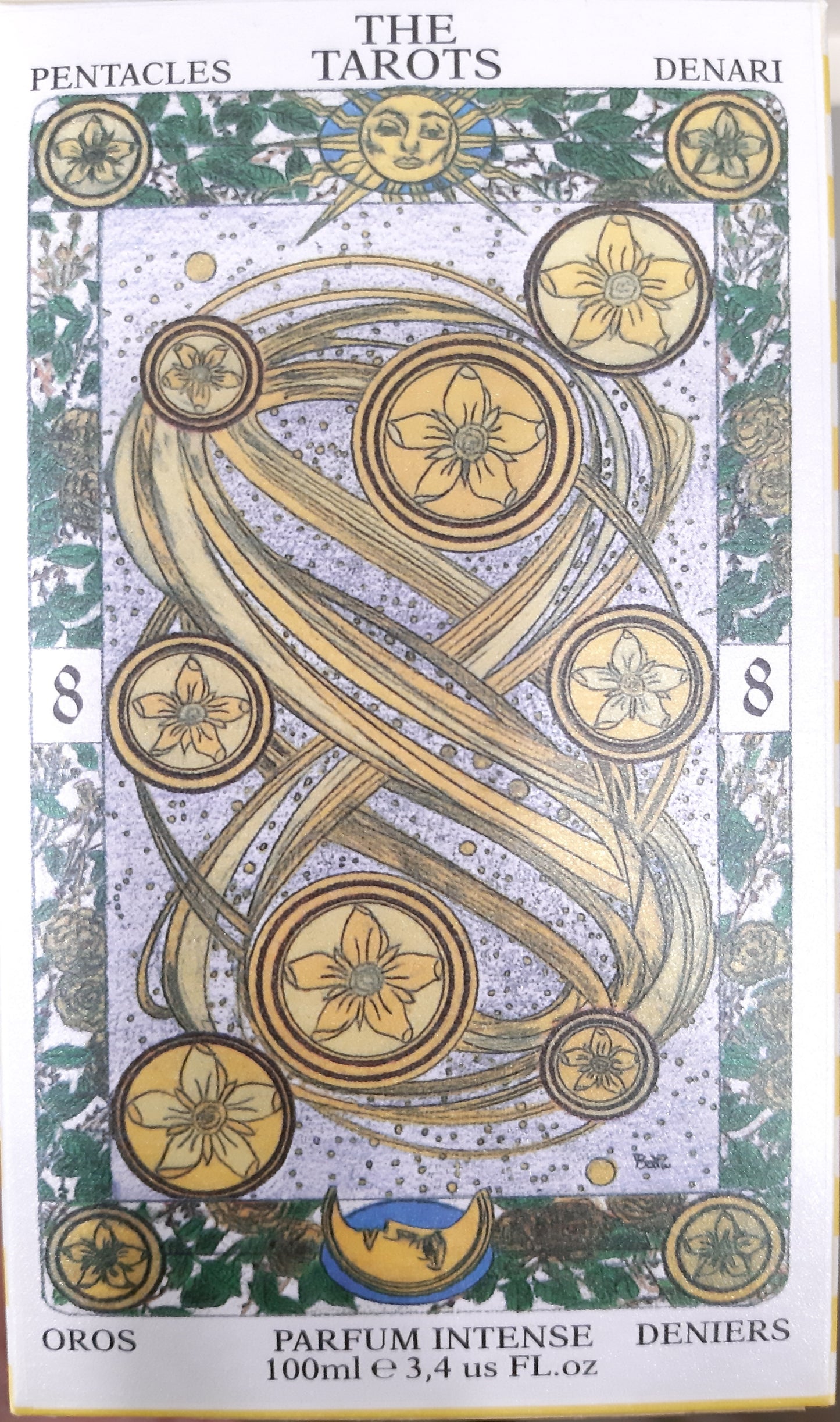 EIGHT OF PENTACLES,OTTO DI DENARI